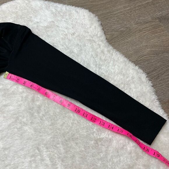 Nike Pro Tight Athletic Shirt Size Small Long Sleeve Running Black Red - Picture 12 of 12